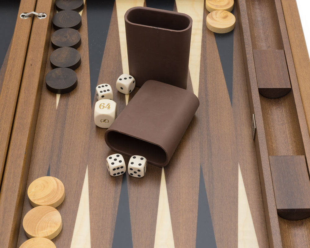 The Dal Negro York Deluxe Backgammon Set