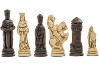 Berkeley Chess Camelot Russet Chessmen