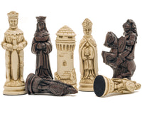 Berkeley Chess Camelot Russet Chessmen