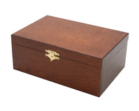 Number 5 Birch Wood Chess Piece Case - Stained