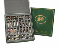 The Jazz Band Vs Rock Stars Hand-Painted Themed Chess Pieces by Italfama