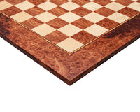 44cm Mastellone Giuseppe Elm Wood Inlaid Chessboard