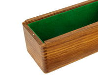 28cm Sheesham Chess Piece Box with Sliding Lid