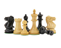 Highgrove Series Ebonised Staunton Chess Pieces - 7.6cm