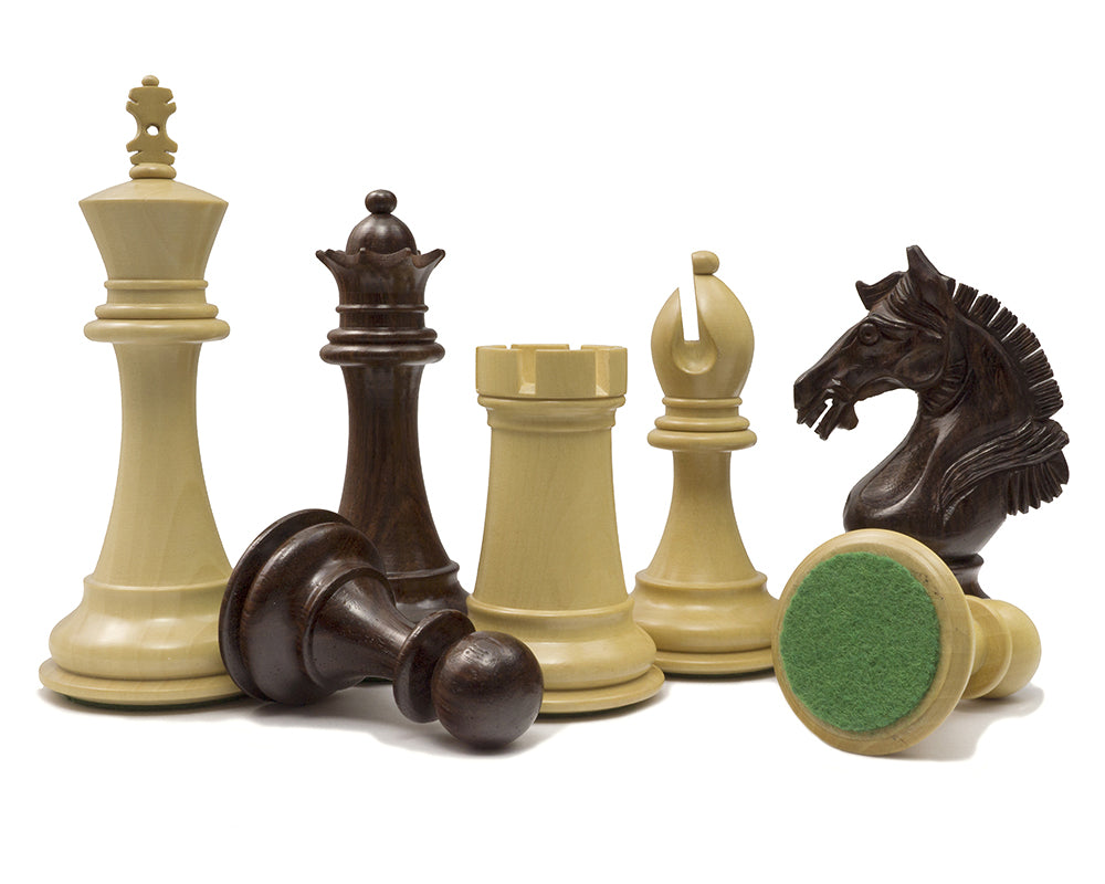 The Stretford Knight Rosewood Chessmen 10.8cm