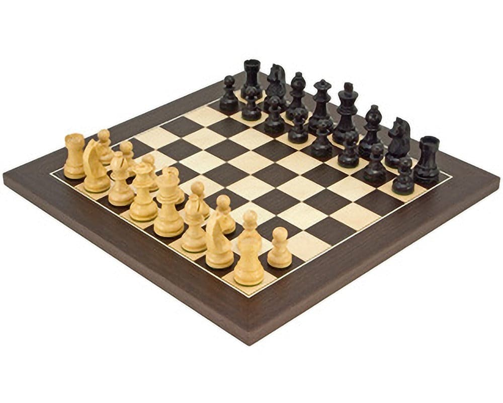 Down Head Classic Wenge Deluxe Chess Set