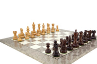 Atlantic Rosewood & Ash Burl Chess Set