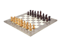 Atlantic Rosewood & Ash Burl Chess Set