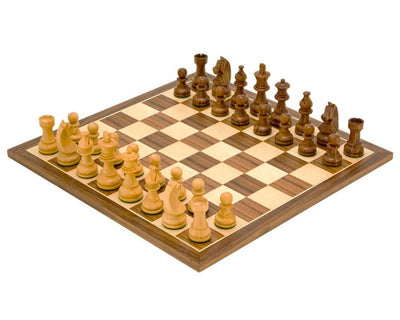 Down Head Knight Academy Small Chess Set
