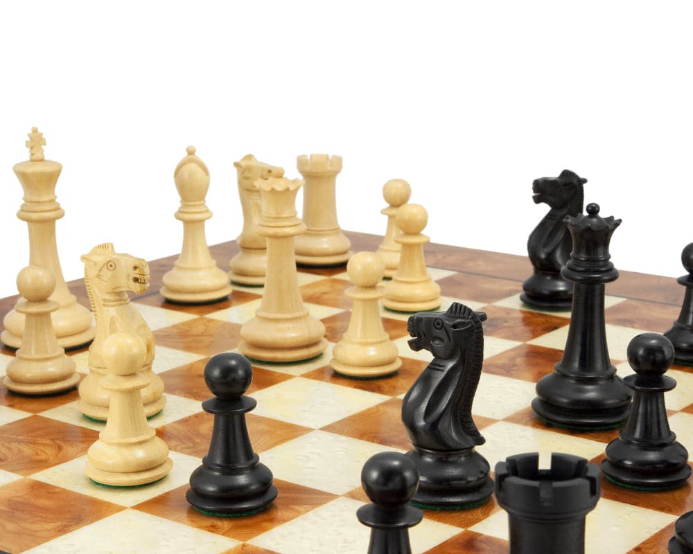 Victoria Burl Chess Set (Hover Image)