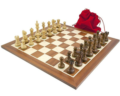Jacob Knight Sheesham & Mahogany Chess Set