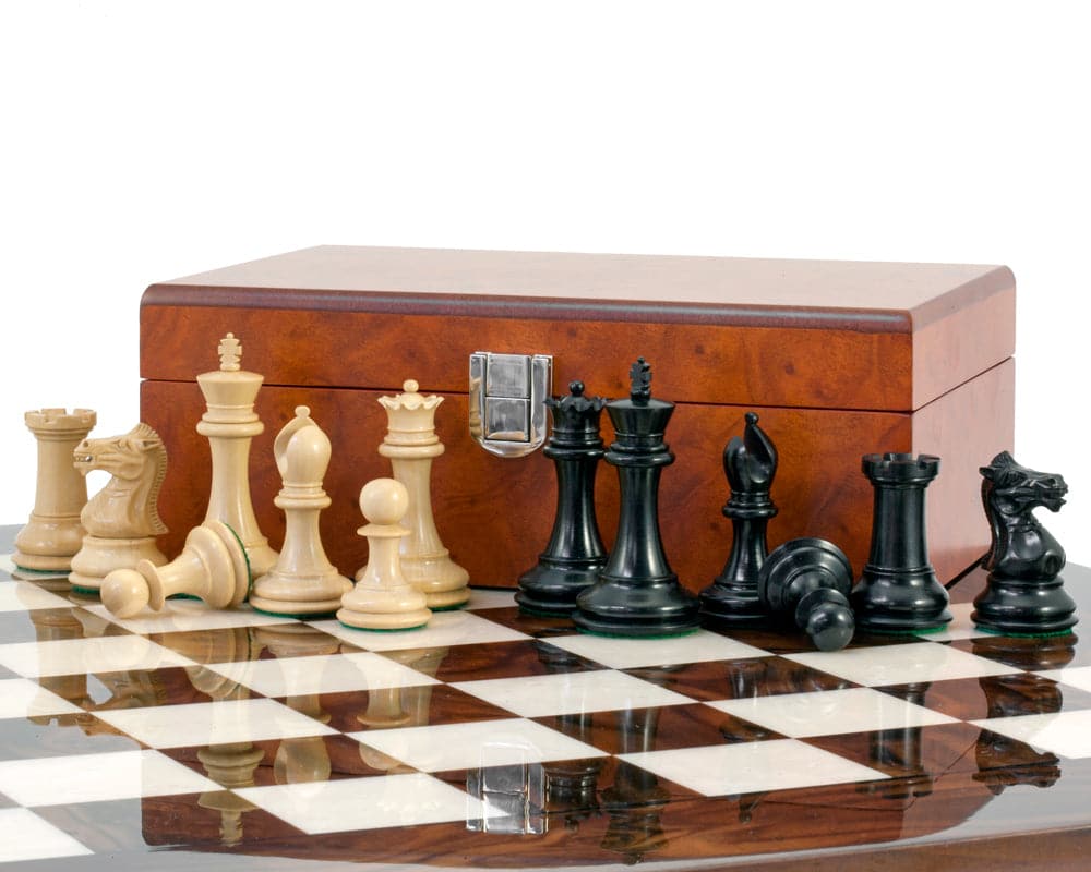 Black Sovereign Luxury Chess Set (Hover Image)