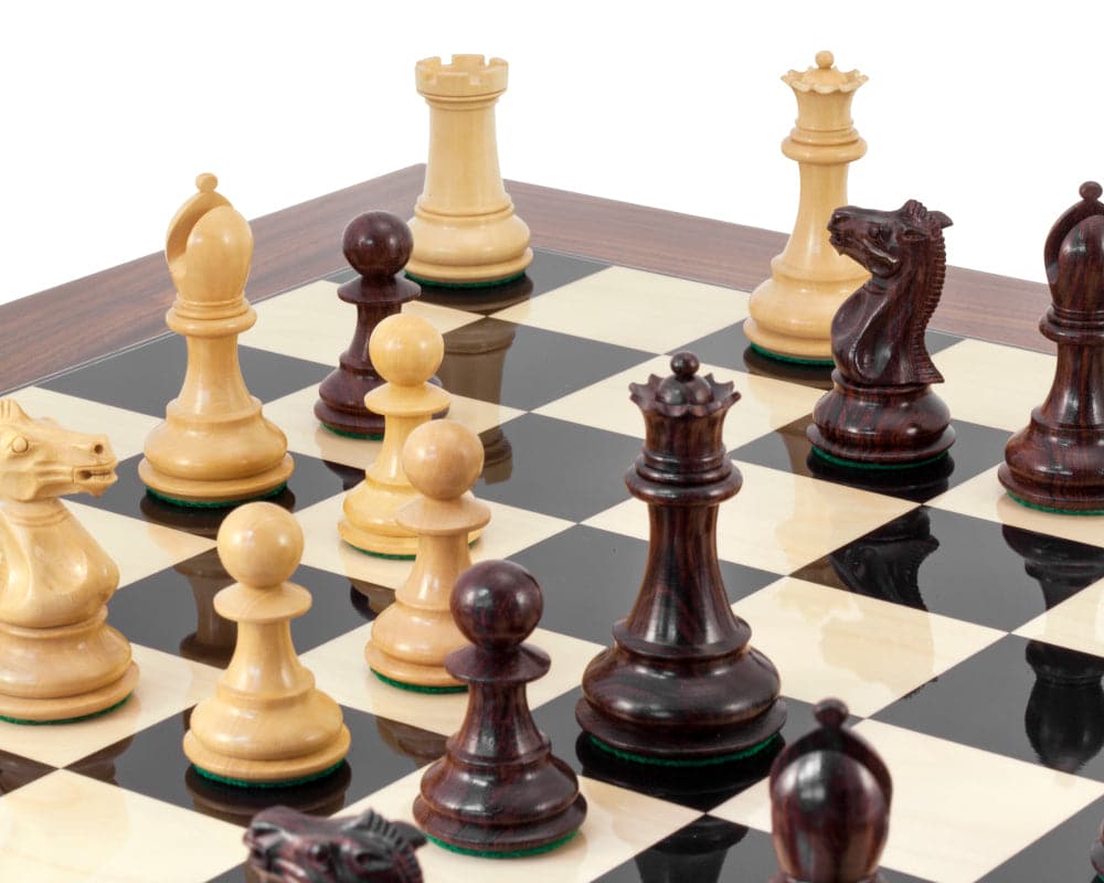 Sandringham Grand Rosewood Chess Set (Hover Image)