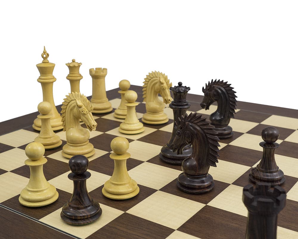 The Sheffield Knight Rosewood Palisander Chess Set (Hover Image)