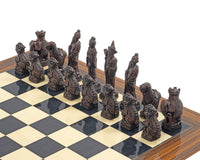 The Berkeley Chess Mandarin Russest Palisander Chess Set