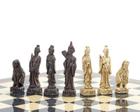 The Berkeley Chess Mandarin Russest Palisander Chess Set