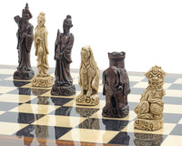 The Berkeley Chess Mandarin Russest Palisander Chess Set