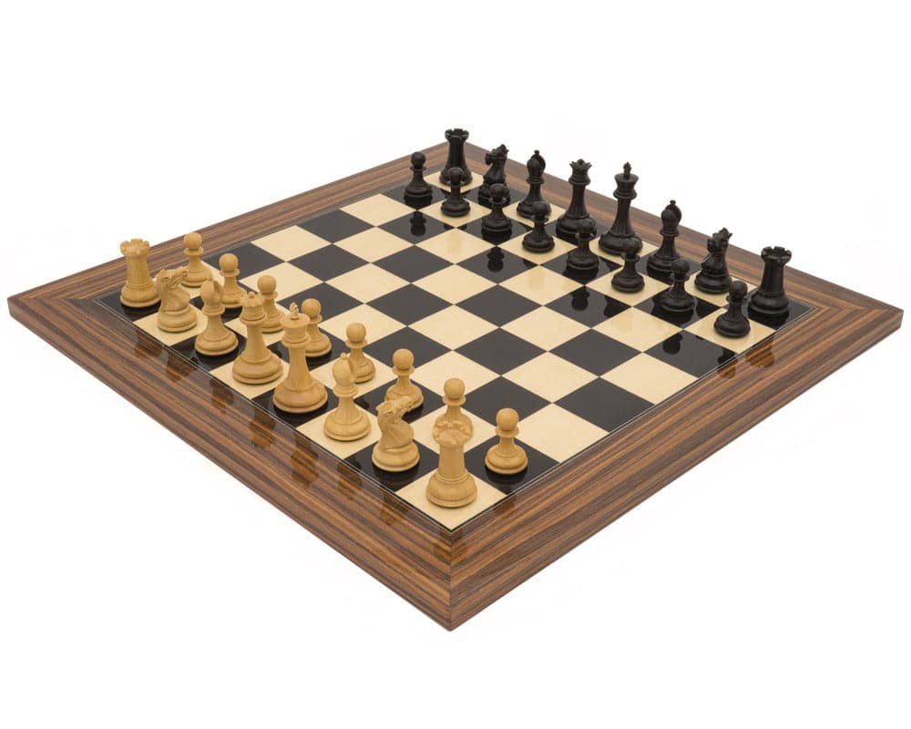 The Sovereign Palisander Staunton Chess Set