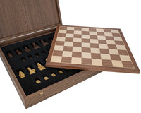 The Isle of Lewis and Walnut Deluxe Chess Set with Presentation Case