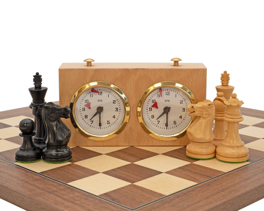 The Executive Walnut Deluxe Chess Set