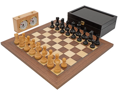 The Executive Walnut Deluxe Chess Set