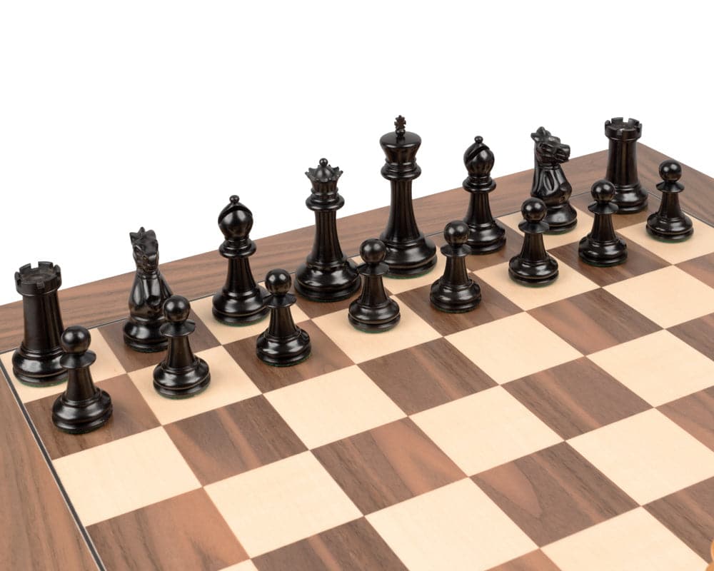 The 1869 Reproduction Staunton Ebony and Walnut Grand Luxury Chess Set (Hover Image)