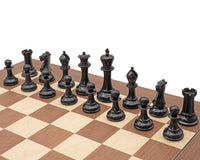 The 1849 Reproduction Ebony and Walnut Luxury Chess Set