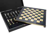 The Manopoulos Greek Mythology Chess Set with Wooden Case - Medium